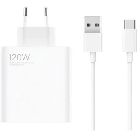 شارژر شیائومی مدل MDY-13-EE توان 120 وات دو پین همراه کابل اصل