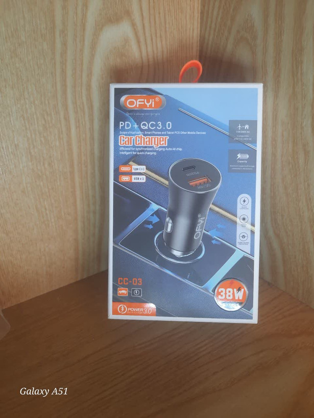 شارژر فندکی خودروofyi qc.3.0