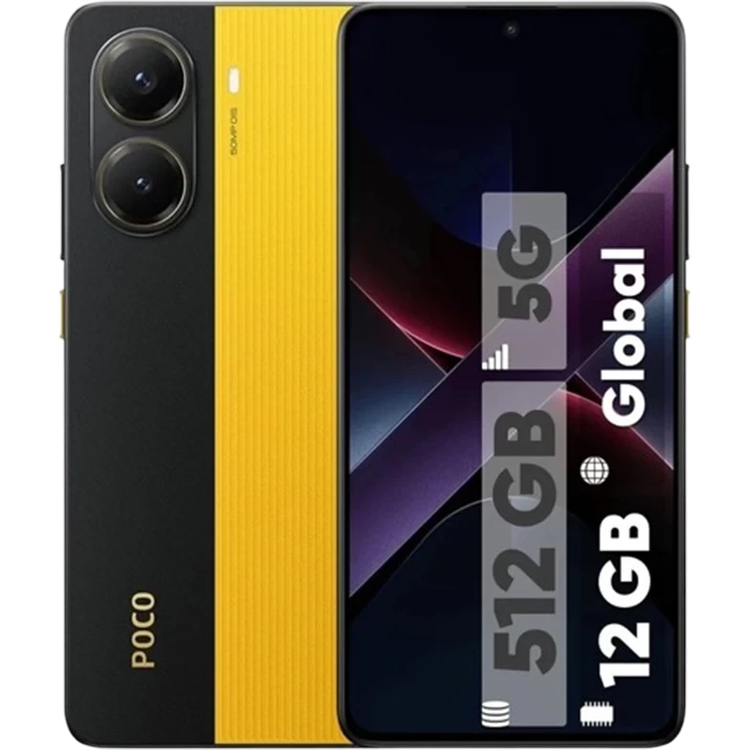 موبایل شیائومی POCOX7PROحافظه512 گیگابایت و رم12 گیگابایت مشکی