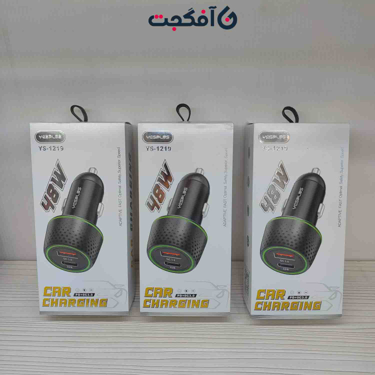 شارژر فندکی YESPLUS مدل YS-1219