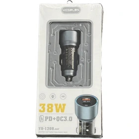 شارژر فندکی خودرو Yesplusمدل Ys-1208