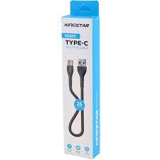 کابل شارژ کینگ استار مدل K520C طول ۲۵ سانتی متر